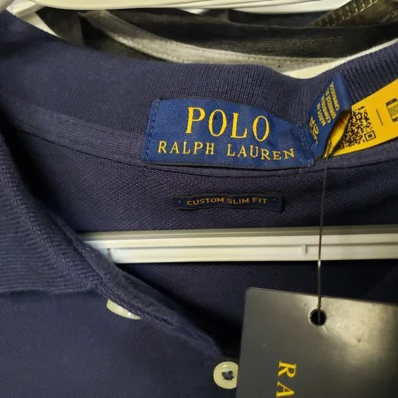 Polo by Ralph Lauren ~ Polo Shirt ~ Big Pony ~ Navy Blue XXL/TTG - Picture 4 of 8
